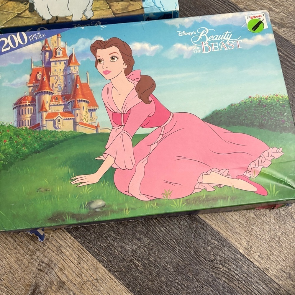 Beauty and the Beast Puzzle Set - Multicolor lot of 3 vintage 90s - Picture 2 of 4